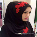 Vente chaude hijab caps musulman islamique Arabric mousseline de soie hijab plaine dames écharpe nouveau style